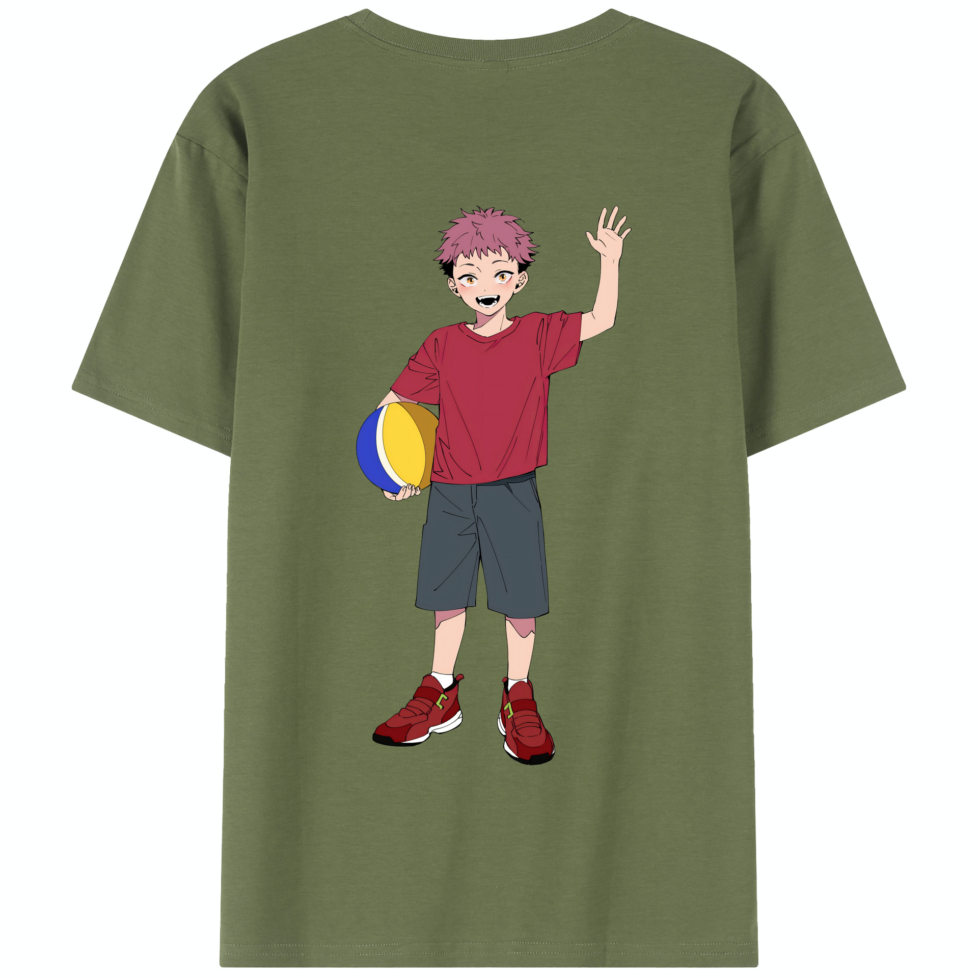 （画像用） 呪術廻戦 Jujutsu Kaisen 綿100％半袖Tシャツ（背面プリント）
